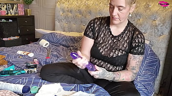 Preview 2 of Racyangel Gape - Checking out My sex toys