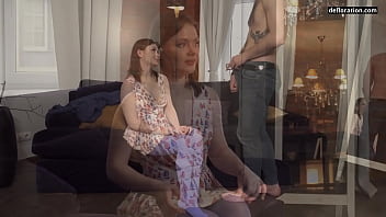 Preview 2 of Ugly Let Cum - Very cute virgin teen Rita Tulipan loses her virginity