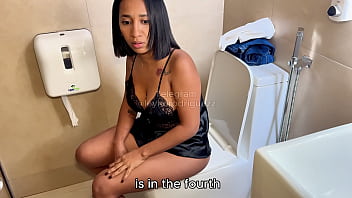 Preview 3 of Anak Tiri Sama Ibu Tiri - Catching my boyfriend fucking my stepmom. English captions