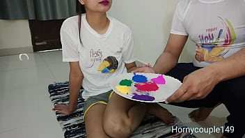 Preview 1 of May Mum Xxx - Holi Special xxx anal sex in holi festival