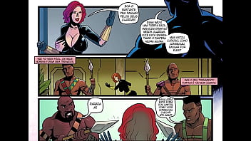 Preview 2 of Wife Firced Ti Com In Big Cick - Vi&uacute_va Ruiva miss&atilde_o em Wakanda - Ruivinha Tarada encara Negros Dotados Africanos