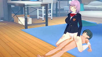 Preview 2 of Brazzer Hijab - SSSS Gridman Hentai - Shinjo Akane x Utsumi Sho Hardsex - Japanese Asian Manga Anime Film Game Porn