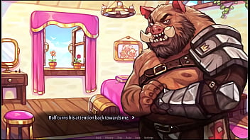 Preview 2 of Dsai Xxx Hd - My Pig Princess [ Hentai Game PornPlay ] Ep.5 will I pass the massive boar guard to get a hot naked bath with the princess