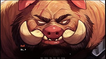 Preview 3 of Dsai Xxx Hd - My Pig Princess [ Hentai Game PornPlay ] Ep.5 will I pass the massive boar guard to get a hot naked bath with the princess