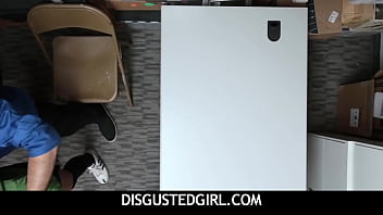 Preview 2 of Syira Girl - DisgustedGirl -  Security Officer Clearly Explained To The Stupid Thief That She Didn&#039_t Need A Cucumber For Sex
