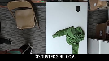 Preview 3 of Syira Girl - DisgustedGirl -  Security Officer Clearly Explained To The Stupid Thief That She Didn&#039_t Need A Cucumber For Sex