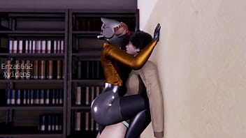 Preview 4 of Party Players Lance And Lyndsey - Twin domination scene in Atomic Heart l 3d animation Hentai