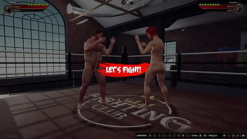 Preview 1 of Fandt Toilet Scat - Ethan vs Madeline (Naked Fighter 3D)