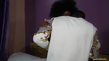 Preview 1 of Sanny Leone Poran Vedio - Black tall man knows how to suck African gift&#039_s pussy till she squirt all ever the bed