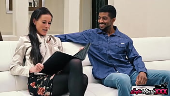 Preview 1 of A Lusty Morning - MILF Sofie Marie Rides BBC After Seducing Hung Black Stud