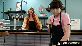 Preview 1 of Thanks Xxx Video - OUT OF THE FAMILY - Busty Redhead Stepmom Lauren Phillips Gets Ass Fucked By Her Teen Stepson