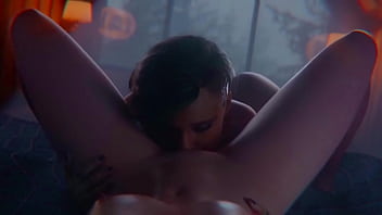 Preview 4 of Ai Kamijuo - Two lesbians have sex - 3d animation erotica and soft porn
