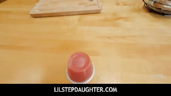 Preview 1 of Do Sex Irgin - LilStepDaughter  -  Super hot stepdaugther Michelle Anthony pity her stepdad and comforts him in the naughtiest way possible!