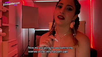 Preview 1 of Hard Pet - DETRAS DE ESCENA - REACCION - Te muestro como ME PREPARO para filmar las ESCENAS DE SEXO en mis videos - DIVINAMARUUU