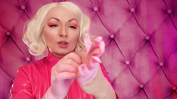 Preview 2 of Telugu Sex Siddipet - Sexy gloves fetish video: MILF with tight nitrile gloves - erotic sounding ASMR clip (Arya Grander)