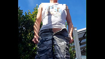 Preview 1 of Mansutr Of Cook - DickFrotter outdoors little dick wiggle