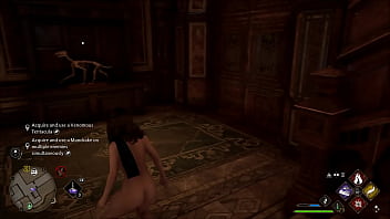Preview 1 of Very Big Titl - Hogwarts Legacy Nude Mod [Part 13] - Wingardium Nakedosa