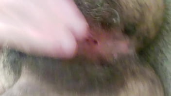 Preview 4 of Small Clock - Fingering my hairy slutty hole