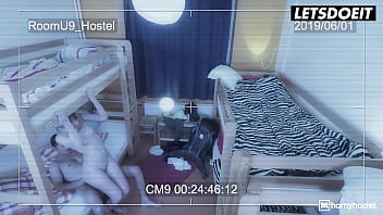 Preview 3 of 9 Yaers - FREE FULL VIDEO - Big Ass Blondie Emily Cutie Penetrated Deep In Her Slutty Hole By Her Hostel Roommate - LETSDOEIT