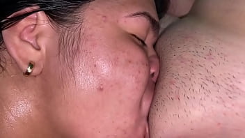 Preview 3 of Kalifha Kasex - mi madrastra se excita al ver mis enormes tetas y quiere coger conmigo
