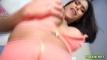 Preview 3 of 1 Girl 5 Boy Sax Video Dounlod - Ebony Tranny Rayra Spanick Blows Dick And Ass Barebacked