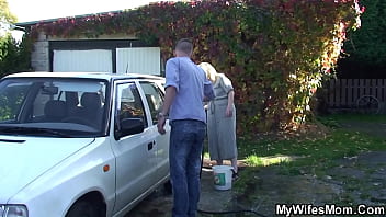 Preview 2 of Sex Xxx Big Dog - Wife finding him fucking busty blonde mother-in-law