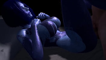 Preview 2 of Bightit Japan - Sex with Cortana on the Bed | Halo 3D Porn Parody