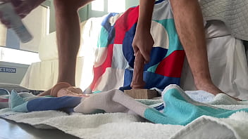 Preview 2 of Africans Fack - Taking two huge cocks while caged
