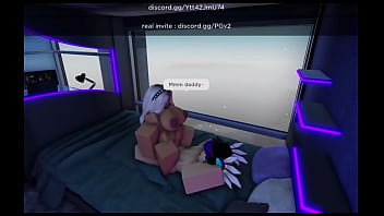 Preview 2 of Rz Ajwcj - Blonde roblox teen fucks fit college dude in roblox