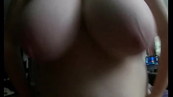 Preview 4 of Gay Male Slave Piss Shit - MILF loves to make her Big Tits Bounce- Full on Red