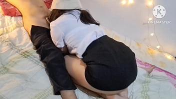 Preview 2 of Www Full Tamilmomsex Com - สาวหุ่นอวบนมใหญ่ให้หนุ่มเนิร์ดเย็ดหี