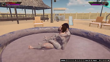 Preview 4 of Coupel Bedroom - Ethan vs Mina (Naked Fighter 3D)