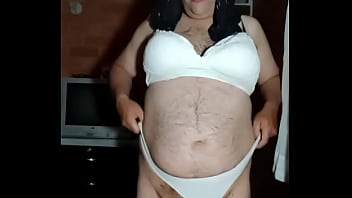 Preview 2 of Ave Rose Anal - Liseth te invita a probar la leche que sale de su sensual pene,  mientras la ves en ropa interior.