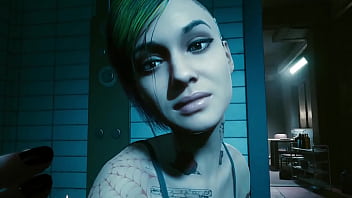 Preview 1 of Xxx Girl Xx - Animation lesbian sex where Judy Alvarez fucking girl,  hot cyberpunk porno mod