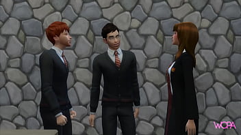 Preview 1 of Ava And Roshana Eurotic Tv4 - [TRAILER] Harry Potter fucking Hermione Granger behind Ron Wesley&#039_s back