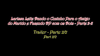 Preview 1 of Animal Bull Sex Videos - Trailer. Larissa Leite Dando o Cuzinho Para o Amigo do Marido e Fazendo DP com os Dois - Parte 2-2