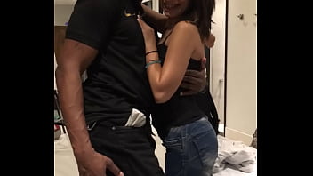 Preview 3 of Mom Kitshen Sex - Tried to Squeeze Black Monster Cock inside Kel Aguiar Tight Asshole Outside Near the Pool