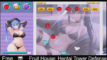 Preview 2 of Ebony Culo - Fruit House: Hentai Tower Defense