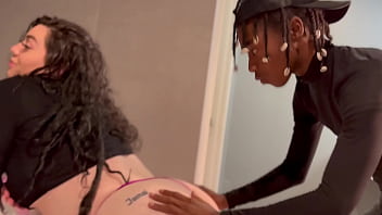 Preview 1 of 14 Years Girls Boobs Nipple Show - PAWG Milf ThroatMagic gets ASS Worshipped by Zay Hilifiger
