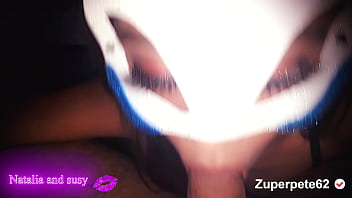 Preview 1 of Kmariya Xxx - La puta de mi hermanastra me da una mamadas muy buenas y me corro en su cara y dentro de su boca