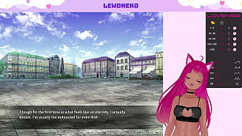 Preview 1 of First Time Little Girl Sex Porn - VTuber LewdNeko Plays Harem King
