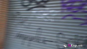 Preview 1 of Asian Beastiality Dog - Petite Chilean babe Aska shows her nice body at the street and deepthroats a THICK DICK