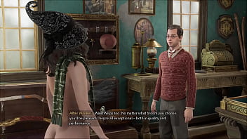 Preview 3 of Ecg Jen - Hogwarts Legacy Nude Mod [Part 10] - Grab the Broom