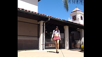 Preview 3 of She Male Cumshot - sissy faggot outside