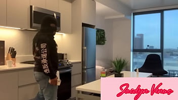 Preview 1 of Ja Pens - Single Latina BBW mom Jaidyn Venus Needs Help Paying Bills After Delivery Order to SSBBW Hunter Goes Wrong He Makes Sure She Drains His Huge Dick Raw Til He Cums Inside TRAILER