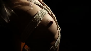 Preview 4 of Indian Slave Porn - A girl tied with ropes and tied up by her hands