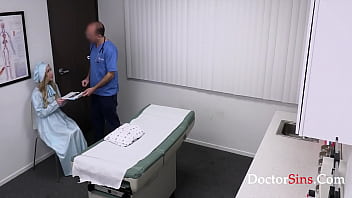 Preview 1 of Odia Sexy Photo - Amish Teen Patient Gets Fooled by Doctor- Emma Starletto
