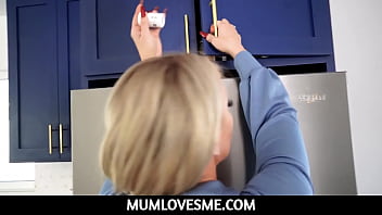 Preview 1 of Japanese Girl Tease Old Man - MumLovesMe - Huge tits milf stepmom asks stepson for sex