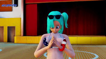 Preview 2 of Hindi Song Mp3 - MMD - Bulma - Deep Blue Town