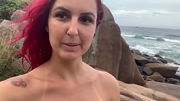 Preview 1 of Keisha Grey Atk - Na Praia Nudista encontrei a Laritxs olha no que deu.